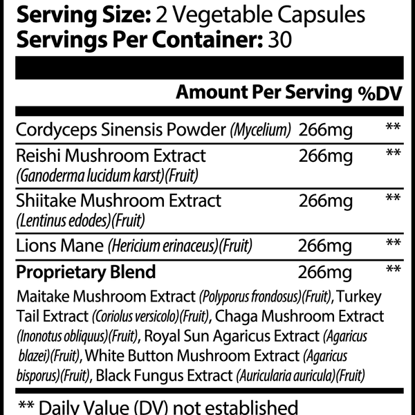 Mushroom Complex 10 X